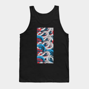Japanese abstract style Tank Top